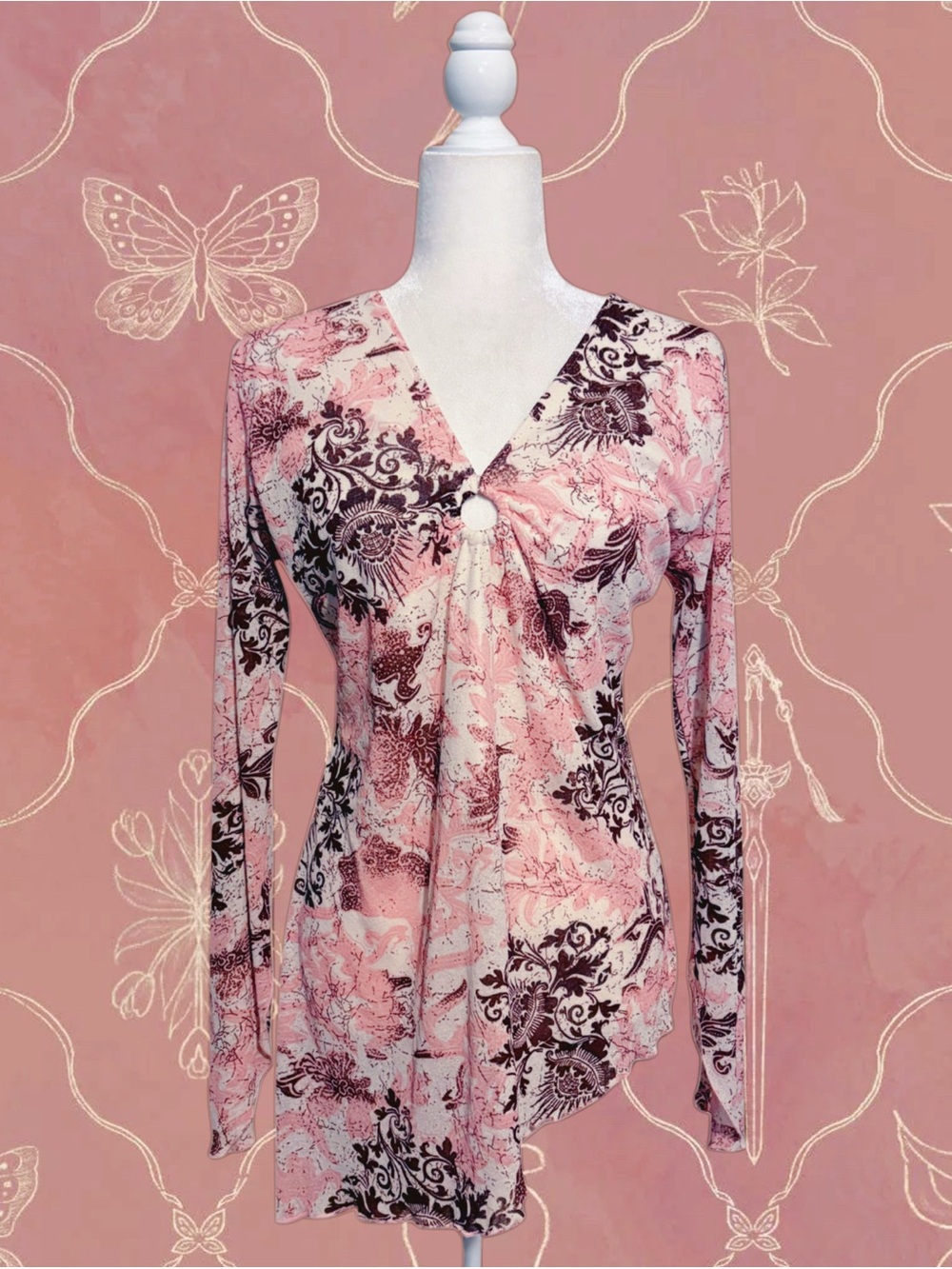 Damask Euro Blouse